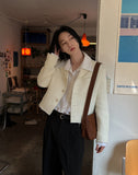 Lambus crop tweed jacket