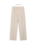 Rivet Linen Semi-Wide Slacks