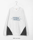 [BAONHAUS] Milen Sporty Color Matching Brushed Sweatshirt