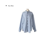 Aseun Wrinkle Loose Check Shirt