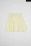 Sheer overlay wrap skirt