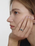 Iceblock Silver Ring L