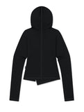 CURVED SLIM HOODIE