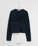 Haridi Frill Crop Cardigan