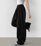 Side Pin Tuck Volume Up Balloon Wide Banding Pants