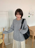 Kouni cable over round knit