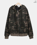 Zion Camo Two Way Semi-Crop Hood Zip-Up