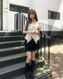 Morin Wavy Layer Frill Skirt