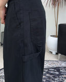 Clown Patch Cotton Wide Work Pants