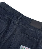 Non-fade Bermuda Snap Denim Pants
