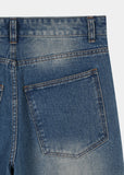 FRICO DAMAGE WIDE DENIM PANTS