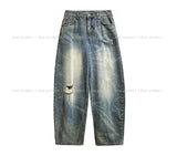 Tinta brush damage balloon denim pants