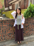Muesli Basic Pocket Banding Skirt