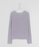Mejini Color Tencel Basic Long Sleeve Tee