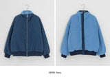 Camb Reversible Color Matching Fleece Zip-up Jumper