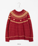 Winmi Nordic Heart Knit