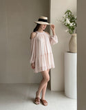 Keron Chiffon Off Shoulder Mini One Piece