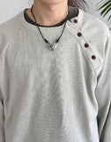 Rubin Pigment Button T-Shirt