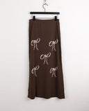 Tibur Ribbon Balletcore Training Long Skirt