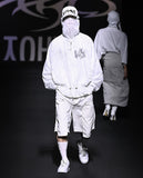 Double Knee Paneled Shorts