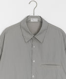 [unisex] Hipom Nylon Over Short Sleeve Shirt
