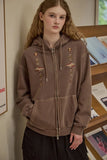 [2-WAY] Navajo Pigment Hood Zip-Up