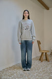 Puppy Love Embroidered Sweatshirt