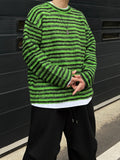 Mohair Heavy Stripe Knit