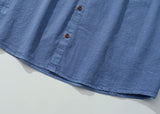 Cool Summer Stripe Pigment Short Sleeve Shirt