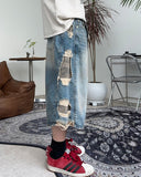 Shirato Camo Bermuda Denim Pants