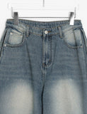 Deduce Snap Button Balloon Bermuda Pants