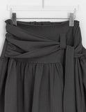 Loen Tie Midi Skirt
