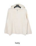 Terry Half Zip Hoodie