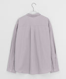 Kemma Color Cotton Pocket Long Sleeve Shirt