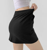 Tight Banding H-line Cotton Skirt Pants