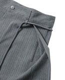 One Tuck Stripe Bermuda Pants