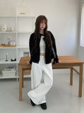 Dumb Suede Blouson Jacket