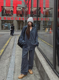 Meti Pigment Overfit Hood Zip-Up