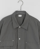 [Unisex] Kiln Rivet Pocket Nylon Short Sleeve Shirt