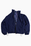 Reversible fleece zip-up jumper