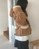 Most Fleece Hood Mustang Short Jacket