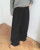 Turnon Cotton Color Wide Banding Pants