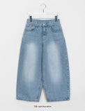 Tsueki Cropped Balloon Denim Pants