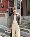 Koi Summer Pocket Linen Shirt