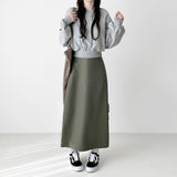 Knotted Long Skirt