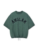 [AG] Applique Pigment String Sweat Half Tee