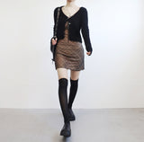 Chenia Two-Button Knit Cardigan