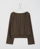 [BAONHAUS] Nitch String Ribbed Cardigan Set