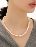 Essence 14K(Y) Premium Freshwater Pearl Necklace