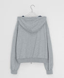 Femme Star Printing Hood Zip-Up